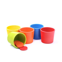 Игра развивающая Цветные стаканчики в коробке - Щепочка фото 5