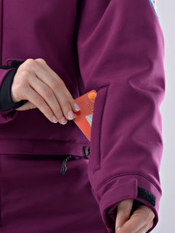 Женский зимний сноубордический комбинезон Alpha Endless 222/220730 RRG Бордовый  фото 14