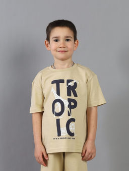 CRB wear / CSKB 64071-31K Футболка для мальчика,песочный/Ex.Cherubino