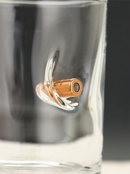 Подарочный набор «Настоящему защитнику», гель для душа 200 мл во флаконе пуля и стакан, Чистое счастье