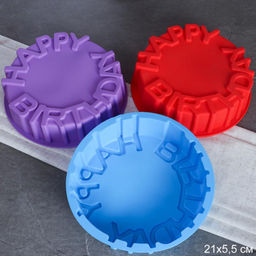 Форма для выпечки "Кекс" 20,5см. силиконовая HL-028 арт. 718974