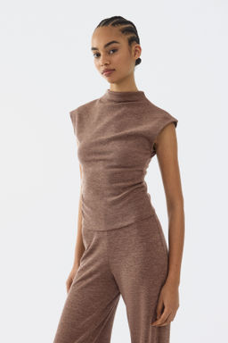 Top de punto con cuello perkins - H&m фото 4