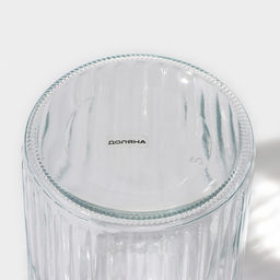 Банка стеклянная для сыпучих продуктов с керамической крышкой Доляна Зайка в золотом, 950 мл  фото 20