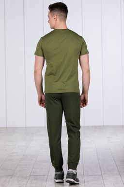 Брюки спортивные 
 3.MM141B-хаки