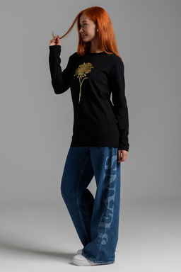 8519 Футболка с длинным рукавом женская