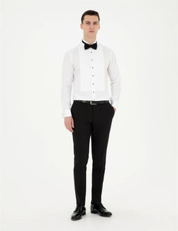 Beyaz Slim Fit Smokin G_mlek - Pierre cardin фото 4
