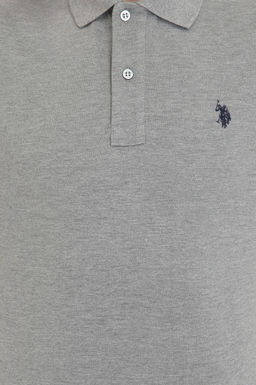 Мужской серый меланжевый базовый свитшот Неожиданная скидка в корзине - U.s. polo assn фото 12