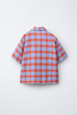 CAMISA CUADROS R?STICA / Rojo - Zara фото 3
