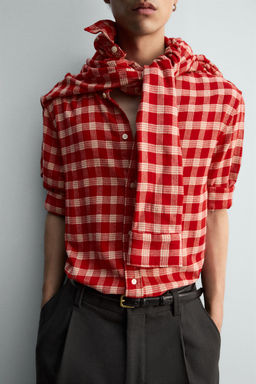 LIMITED EDITION CHECKED SHIRT - Zara фото 7
