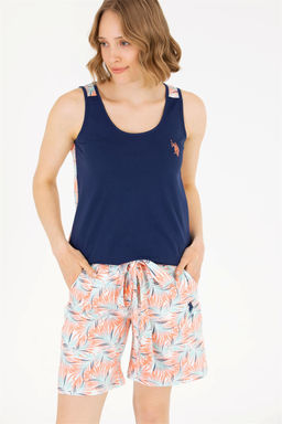 Женский темно-синий пижамный комплект Неожиданная скидка в корзине - U.s. polo assn фото 3