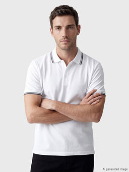Polo Yaka Dokulu Erkek Ti??rt