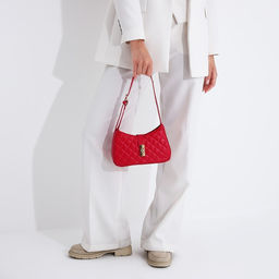 Сумка-багет на молнии, цвет розовый - Simaland фото 7