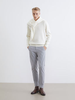 Bisiklet Yaka Erkek Triko Kazak