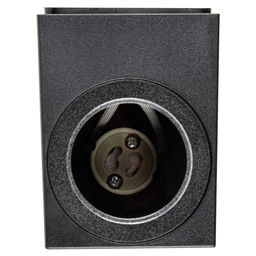 UUL-P41A 6W/GU10 IP65 BLACK Светильник уличный, под лампу GU10. Архитектурный накладной. Корпус черный. TM Uniel