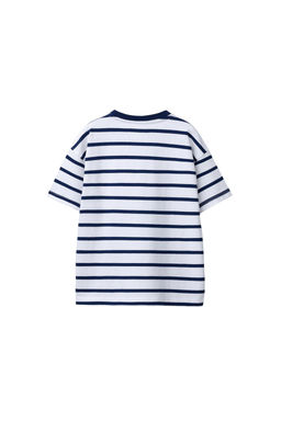 CAMISETA RAYAS HEAVY WEIGHT TEXTO / Marinos / Crudos - Zara фото 7