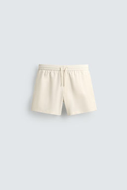 MID-LENGTH SEERSUCKER SWIMMING TRUNKS - Zara фото 15