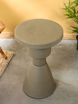 Столик кофейный, 39×39×61 см, графитовый