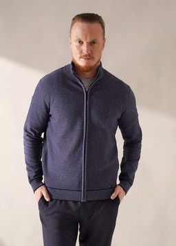 CLE Жакет муж. 654399хпэ мулине т.серый