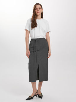 Юбка в полоску