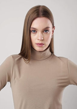 CLE Водолазка жен. 356884рв бежевый - Clever wear фото 3