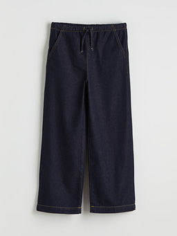 Wideleg K?z ?ocuk Jean Pantolon