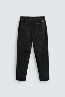 PANTAL?N CARROT FIT PANA / Negro - Zara фото 6
