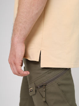 Футболка oversize c капюшоном Caribou Ф2 NeP (песок) фото 5