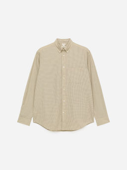 Camisa relajada de tejido microtexturizado
