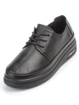 03-5313 BLACK Полуботинки женские (натуральная кожа)