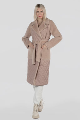 Пальто женское демисезонное (пояс) - El podio фото 4