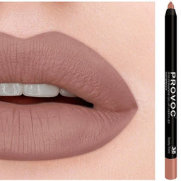 Provoc Гелевая подводка для губ в карандаше, Provoc 038 Barely There Светло-кофейный 1 шт.  фото 2