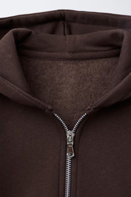BASIC ZIP-UP HOODIE - Zara фото 3
