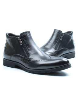 01-H9001-B76-SW3 BLACK Ботинки демисезонные мужские (натуральная кожа) - Фабричный китай фото 9