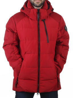 6702 BURGUNDY Куртка мужская зимняя (200 гр. холлофайбер)
