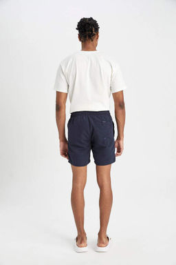 Шорты для плавания выше колена стандартного кроя на сетчатой подкладке - Defacto фото 8