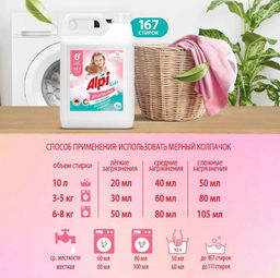 GRASS ALPI Delicate Kids гель-концентрат д/стирки 5л д/Детских вещей канистра