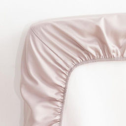 Простыня на резинке Этель, 160*200*25, цв. серебряный, 100% хлопок, мако-сатин, 128 г/м  фото 3