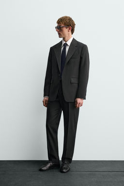 WOOL DINNER JACKET BLAZER AARON LEVINE X ZARA  фото 4