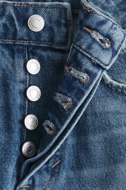 Straight High Waist Ankle Jeans - H&m фото 11