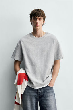 CAMISETA ACABADOS DOBLES CONTRASTE / Gris vigor?