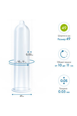 Презервативы My.Size, латекс, 16 см, 4,9 см, 3 шт.  фото 6