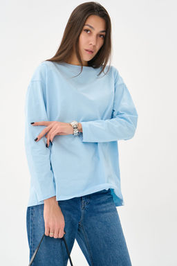 Лонгслив Эшли (голубой) - Эльза фото 4