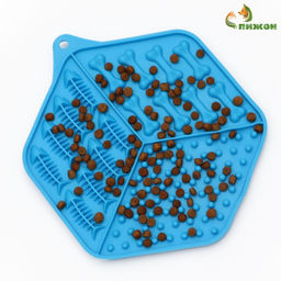 Коврик для лизания на присосках 18.515.5 см, синий