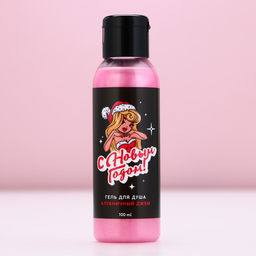 Цена за 2 шт. Гель для душа С Новым Годом!, 100 мл, аромат клубничного джема, Чистое счастье фото 2