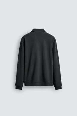 BASIC TEXTURED POLO SHIRT - Zara фото 8