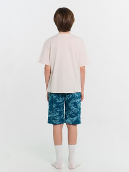 Пижама для мальчиков с принтом Half cat half robot Meow - Mark formelle фото 3