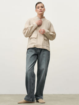 Жакет женский КЛ-7725-ИЛ23 бежевый