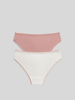 ACOOLA / Трусы детские для девочек в наборе из 2шт Slime_br цвет в ассортименте  фото 3