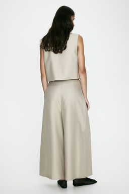 Pantalon culotte en mezcla de lyocell - H&m фото 2