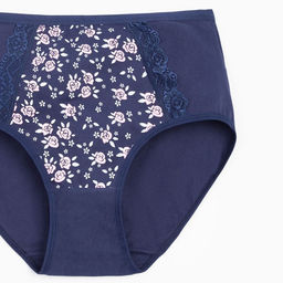 Трусы женские цвет тёмно-синий, размер 50-52